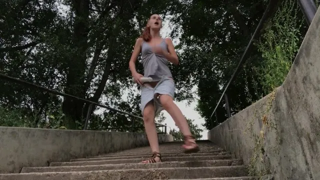 Pornhub: FreckledRED - Heather Red - Almost Caught Panty Stuffing In Public