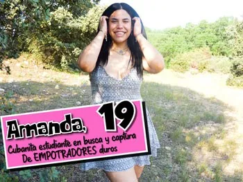 Amanda, the Cuban Beast for a Canarian Banger's First Time. Dirty Close Banging at First Fakings!