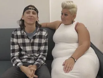 Vicky BBW Snacks on a Young Skater Fresh From Skating! Two Tits Like Melons to Start with ;-D