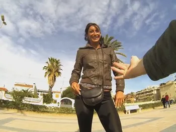 Italian Bageater From Sitges. Great Fuck with Squirting with Michelle at the Beach