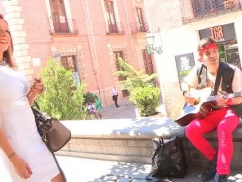Posh College Girl Wants to Use Porn to Pay for Her Whims... Wanna Fuck This Street Musician?
