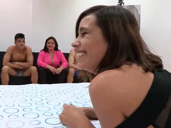 Parejas.net Meeting That Ends in Orgy! Natalia Ruso and Bella Morena Fuck 6 Rookies!