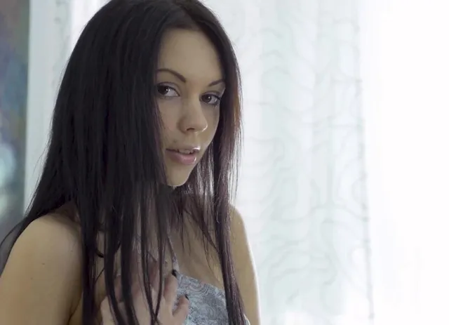 Slim Brunette Venessa Get Off With Her Soft Fingers!