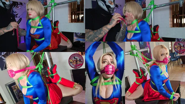 Supergirl Captured And Cockgagged