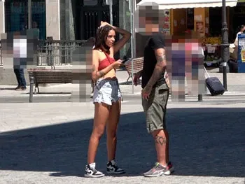 Lilian, the Shy Young Cannon, Hits the Streets in Search of Rookies! "Sorry, I Got Lost, Can You Help Me?? ;)