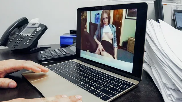 Sexy Secretary's Secret Cam Work