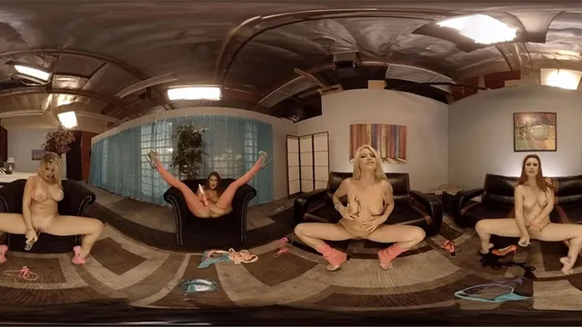 Some Stripping and Sex Toy Play with Adriana Sephora and Anikka Albrite