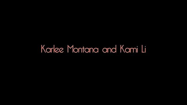 Dani Daniels and Karlie Montana in a Lesbian Threesome with Their Friend