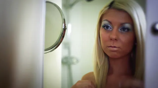 Blonde Coerces Her Man Into Compliance with Lips, Tits and Pussy
