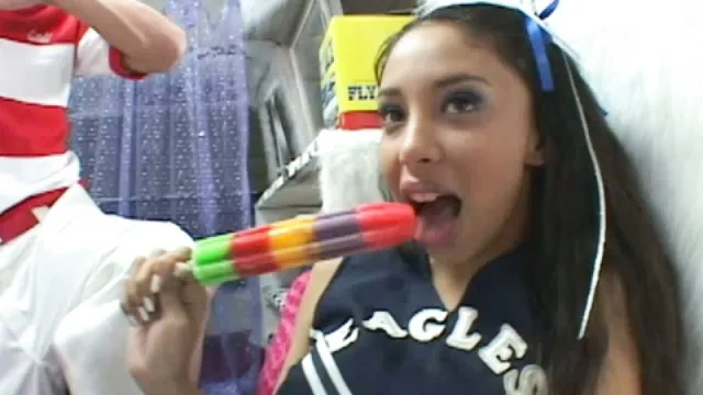 Alexis Love Bangs Her Mouth With Ice Cream Before Sex