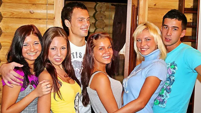 Naked girls party after exams