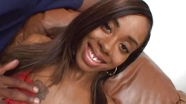 Hot black girl gets her need for a big cock satisfied