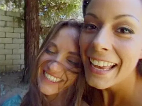 Felecia Danay and Jacklyn Lick have a hot lesbian session on a car
