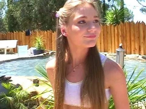 Aurora's a naughty nympho treated to two big cocks for a spicy outdoor fuck
