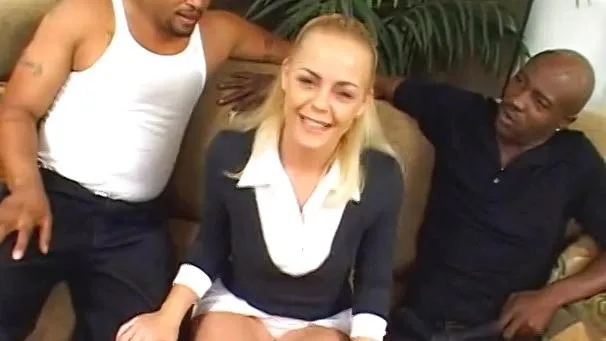 18 year old whore Jessie J takes a big black cock in the ass