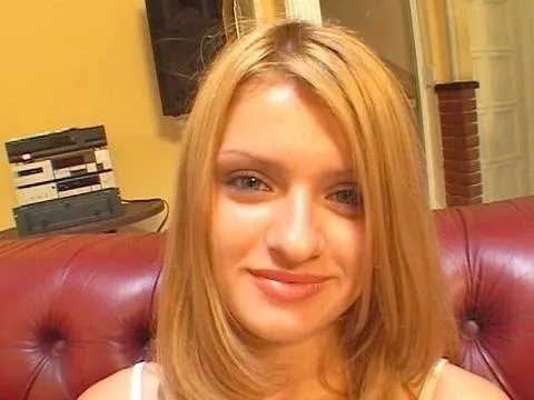 Skinny tall blonde sucks and fucks two big cocks for interracial threesome
