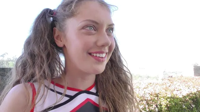 Cheerleader Elena Koshka gets cocked eyed after having multiple orgasms