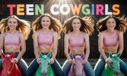 1 Hour Teen Cowgirls Compilation