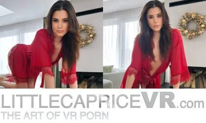 Up Close With Little Caprice At Home - Squirt, Blowjob, Fuck & Creampie