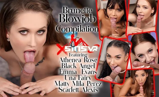 Compilation - Brunette Blowjob