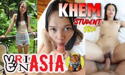 18Yo Thai Student Gets Horny While Doing Her First Shoot Ever