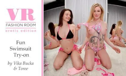 Fun Swimsuit Try-On With Vika & Toree