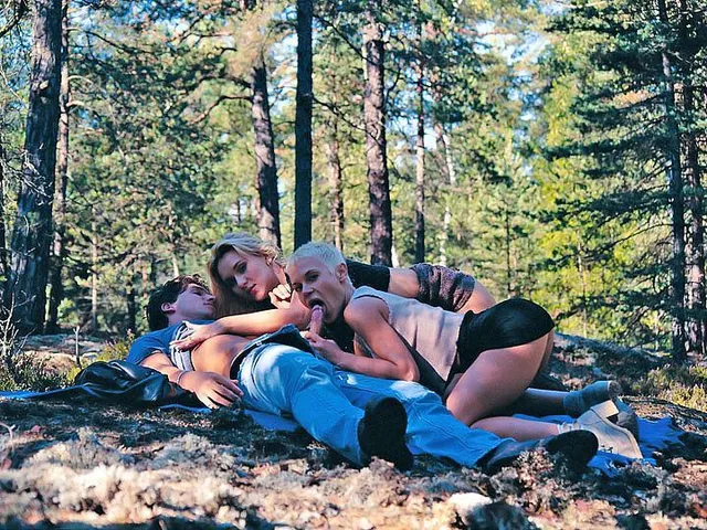 Olga and Kristina Get an Orgy in the Forest