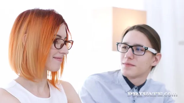 Elin Holm, Nerdy Teen Debuts with Anal