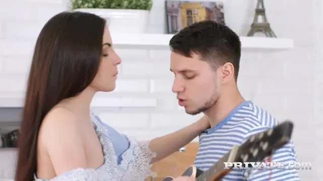 Milana Witch, Sexy Teen Debuts for Private and Ends Up Stained