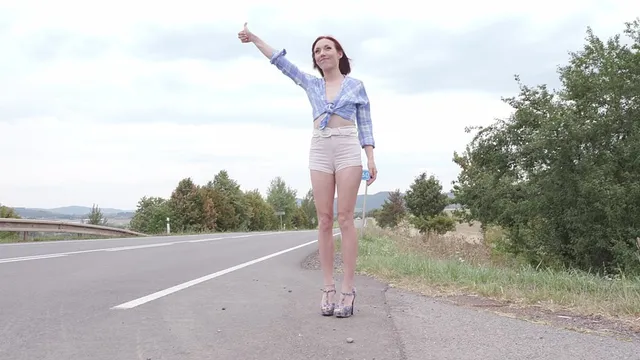 Hitch-hiking wet, Indy Lix, 5on1, bwc, atm, balls deep, DP, rough sex, gapes, pee drink/shower, cum in mouth, swallow ah160