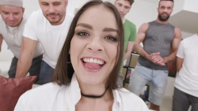 Yessica Bunny is unbreakable #1, 4on1, anal and no pussy, DAP, rough sex, multiple creampie, swallow gl722