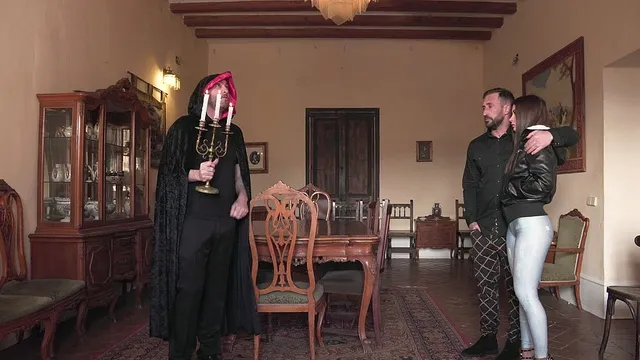 Threesome in a dungeon