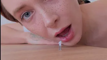 Giantess Fetish - Giant Girl Will Eat U