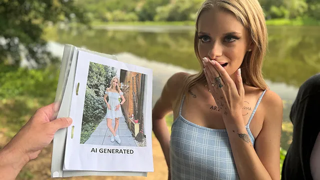 Real life Naomi Love is even more beautiful than AI generated one - Naomi Love and Nick Ross