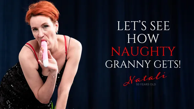 Natali E. is a red GILF that gets very naughty that even with her 55 years will make you cum