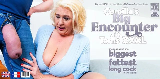 MILF Camilla Creampie's big Encounter with Toms XXXL with the biggest fattest cock in the world