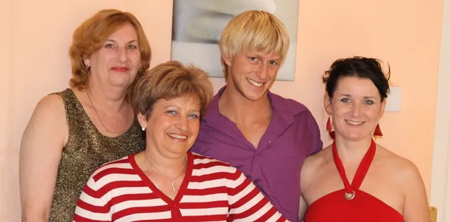 Old and young Christmas party goes wild