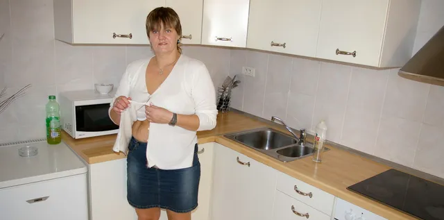 Having an affair with my saggy tits stepmother!