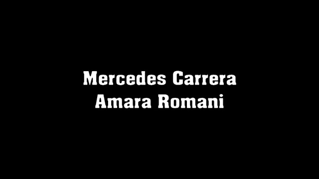 Amara Romani & Mercedes Carrera threesome facial