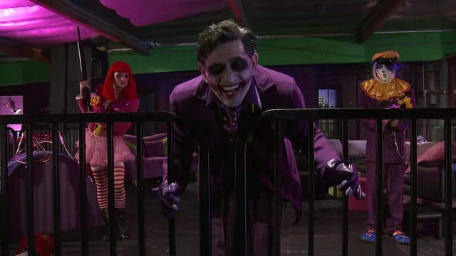 The jokester and batfuck lead a wild orgy with batchick and hoards of sluts - ultra HD 4K