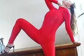 Booby Samantha in Spandex