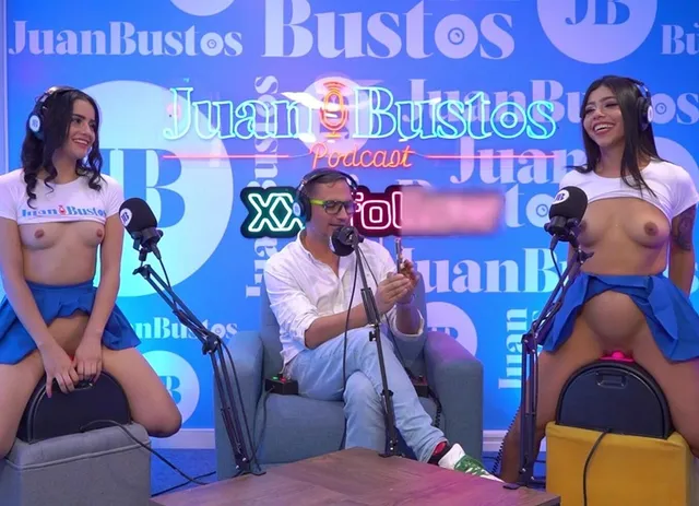 Hot Latin Stepsisters Riding The Fuck Machine Together On Juanbustospodcast