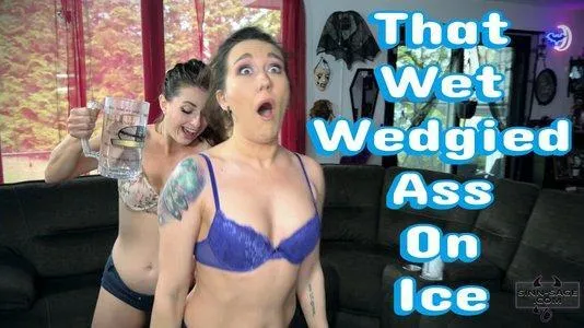 That Wet Wedgied Ass On Ice - Indica Jane And Sinn Sage Embarrassed Freeze Fetish With Wedgies Wmv