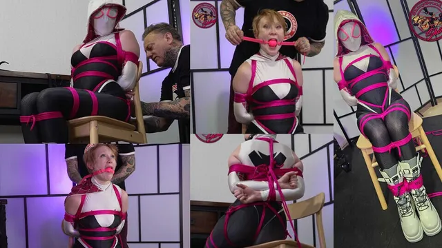 Spidergwen Caught And Chairtied
