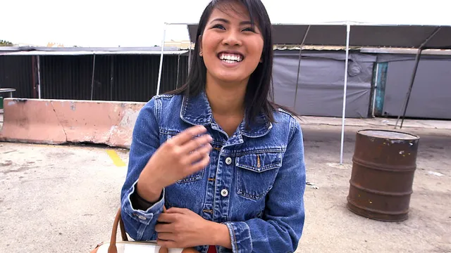 Asian Sensation with Nice Tits Rides the Bangbus