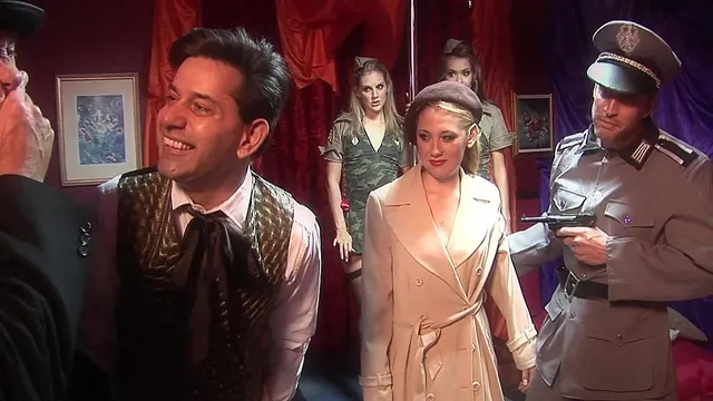 Cabaret gang bang starring Daisy Marie, Brianna Love and gem sparkle