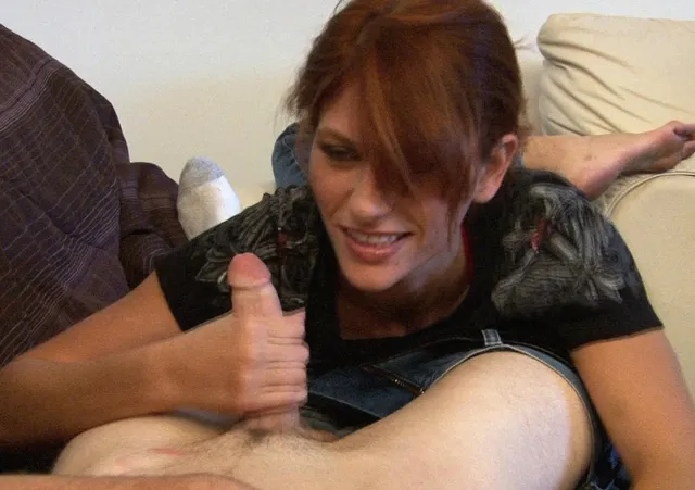 Skinny Redhead Sucks Dick