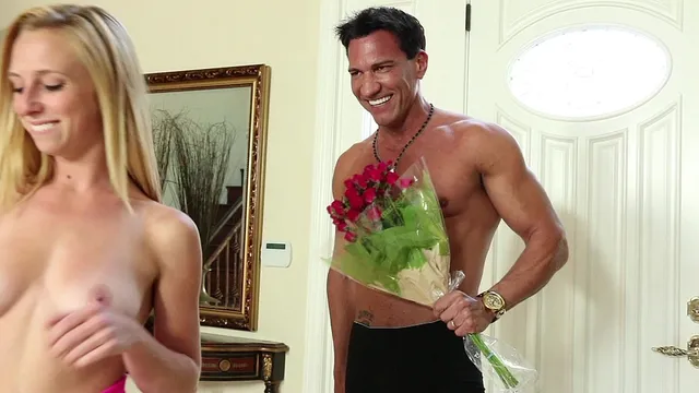 Jayden Hart and Remy Hart tagteam a white dude and fuck his big cock