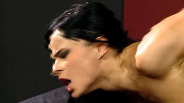 It doesn't matter what time of the day it is, because this dark haired slut is always on...