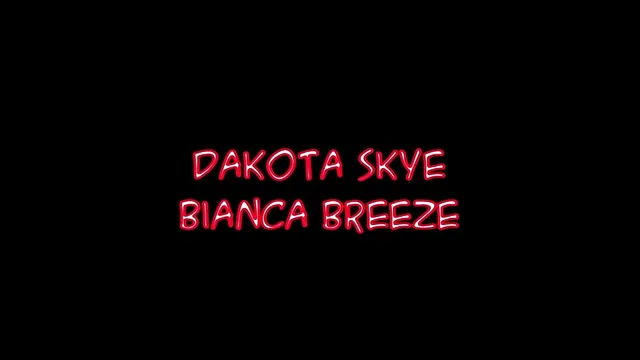 Bianca Breeze and Ralph Long pound Dakota Skye